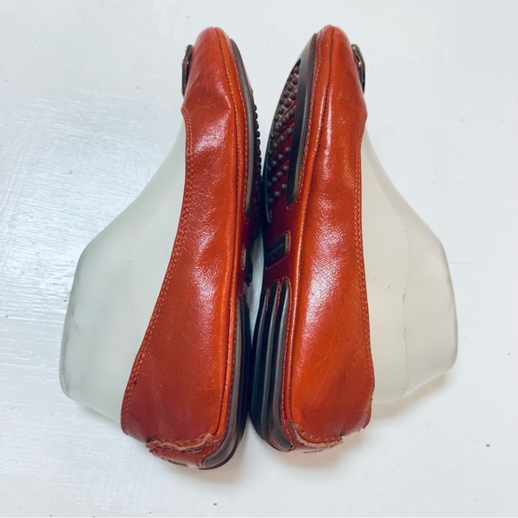 michael michael kors driver women’s leather flats light red Size 7M - Picture 3 of 12